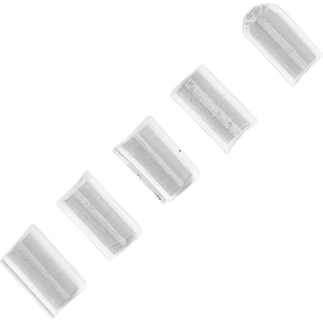 sachet de granulés pour extensions de cheveux à pointes en U, résine transparente pour perruques, fixation thermique (1/5)