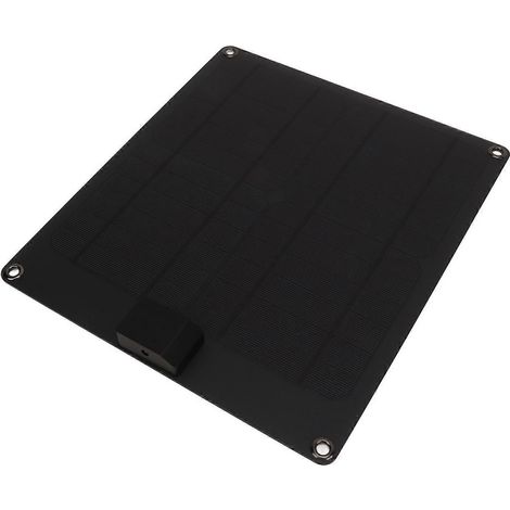 15W Solarpanel-Set mit zwei Ausgängen, wasserdichtes monokristallines Solarpanel zum Laden von Batterien für Auto und Boot