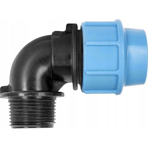 COUDE TORSADÉ PE 25X1/2 POUCE MÂLE POUR EAU
