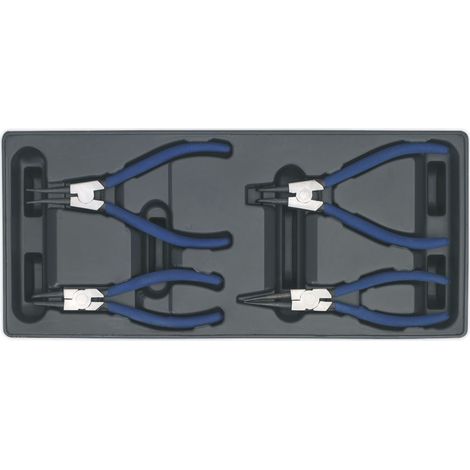 Sealey TBT03 Premier Circlip Pliers Set with Tool Tray 4pc (1/2)