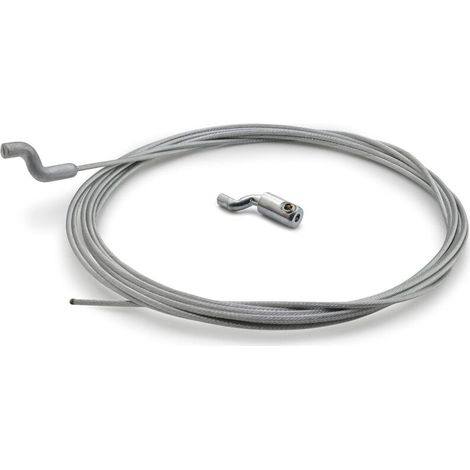 Câble d'accélérateur flexible Ø1,5 mm avec embout en Z et longueur de chaudière de câble en Z 2,5 m, réparation de poignée de carburateur d'accélérateur pour débroussailleuse/tondeuse à gazon (1 pc) (1/5)