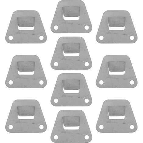 Lot de 10 crochets triangulaires en acier inoxydable pour (1/5)