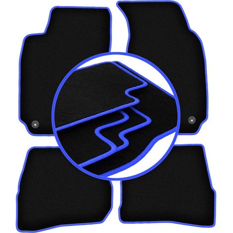 Tapis de sol Carlux bleus pour : Volkswagen Passat B5 FL berline, break, variante (2000-2005) (1/5)