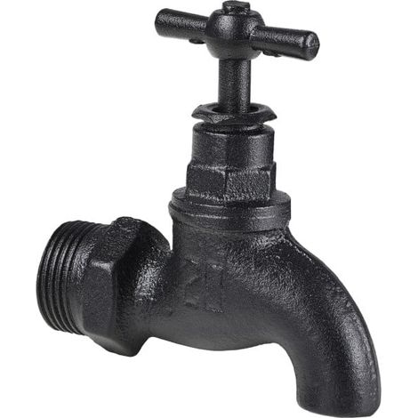 Dolle Wasserhahn für Pipe-Regalsystem 20 mm (3/4) schwarz matt