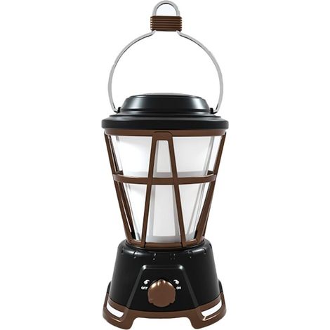 LED-Campinglaterne, leistungsstarke wiederaufladbare Campinglampe 1000 lm, Taschenlampenlampe für Außenbeleuchtung, einstellbare Helligkeit 2 Modi, wasserdichte Campingbeleuchtung für Camping, Ausflüg