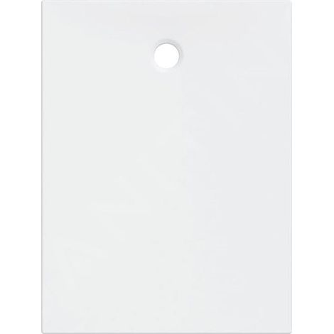Geberit – Receveur de douche rectangulaire 90x120 cm – Surface mate antidérapante classe B – Céramique sanitaire – Évacuation 90 mm (1/2)