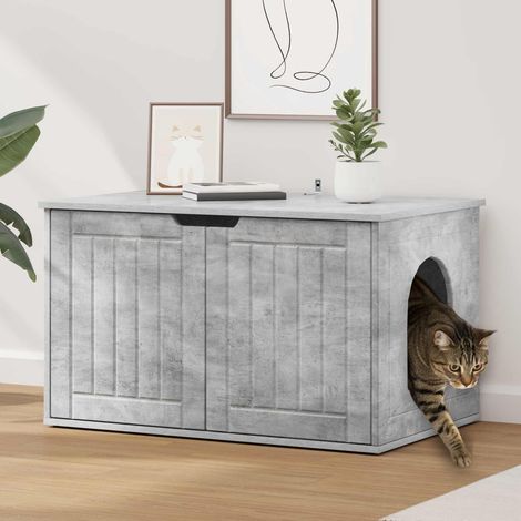Cat House Concerte 85 x 55 x 50.5 cm Engineered Wood vidaXL