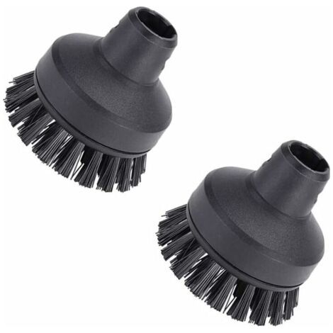 Petite brosse ronde pour nettoyeur vapeur Kärcher SC1 SC2 SC3 SC4 SC5 SC6 SC7 (2 Big Round Brush) (1/5)