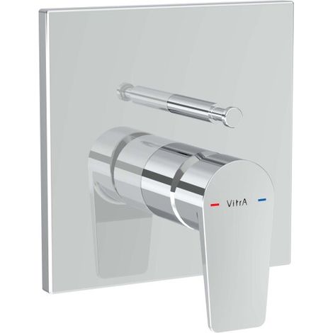 VITRA A43238EXP Mitigeur bain-douche monocommande Flow Sq
