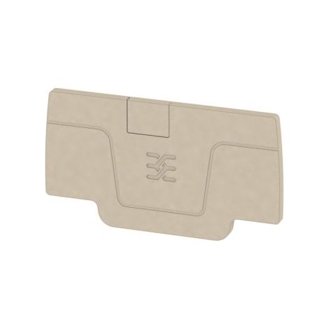 Abschlussplatte beige