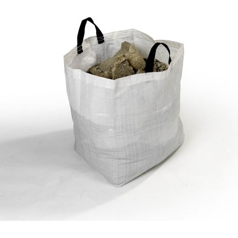 Ocai – Sacs à gravats 80L x2 – Résistance 50kg – Poignées renforcées – Polypropylène tissé renforcé – Réutilisables pour chantiers (1/2)