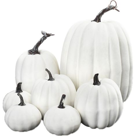7-teiliges künstliches Kürbismodell als Tischdekoration für Thanksgiving und Halloween (1/5)