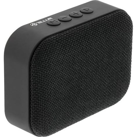Enceinte Bluetooth Tellur Callisto, radio FM, appels mains libres, microSD, USB, noire