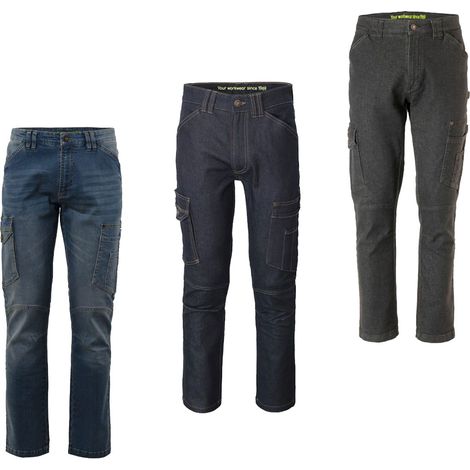 Vaqueros de trabajo Rossini Cargo Soul - 52 (EU) - Azul (1/4)