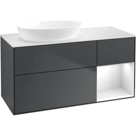 Villeroy & Boch FA51GFHG Meuble sous-lavabo Finion FA5 (1/2)