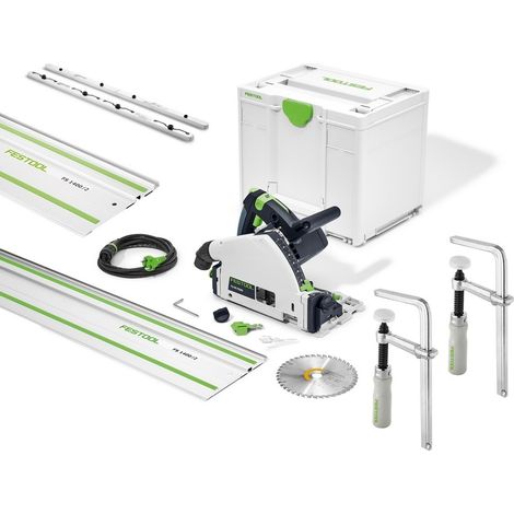 Festool Tauchsäge Kreissäge TS 55 FEBQ Plus FS + 2x FS 1400 + FSV/2 + FSZ 120 (1/5)