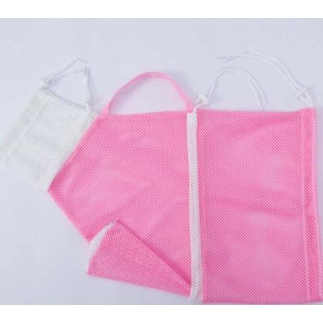 2 Pièces Sac de Toilettage de Chat en Filet Museaux de Chat Muselières en Maille Respirante Chaton Ajustable Résistant aux Rayures Sac de Nettoyage de Douche de Chat Sac de Bain de Chat (1/5)