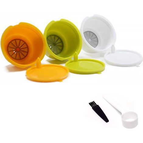 Lot de 3 capsules de café, filtre à café, capsules réutilisables, Nescafé Dolce Gusto, filtre à thé, sans BPA (1/5)
