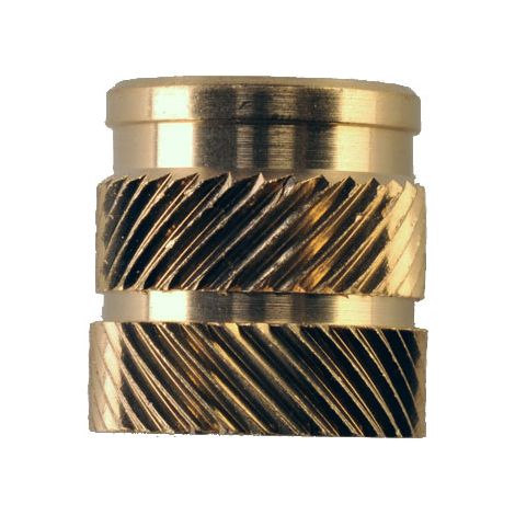 Insert fileté RS PRO, M3, en Laiton, fixation Ø 4mm, L 5.7mm ( Prix pour Sachet de 100 )
