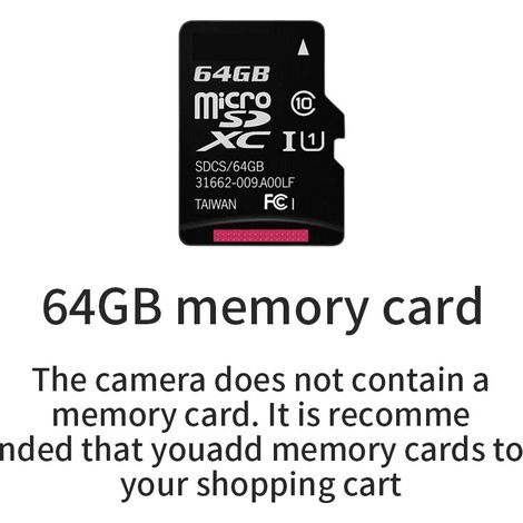 Carte mémoire CCD pour appareil photo numérique, carte d'épargne, carte mémoire TF 64g