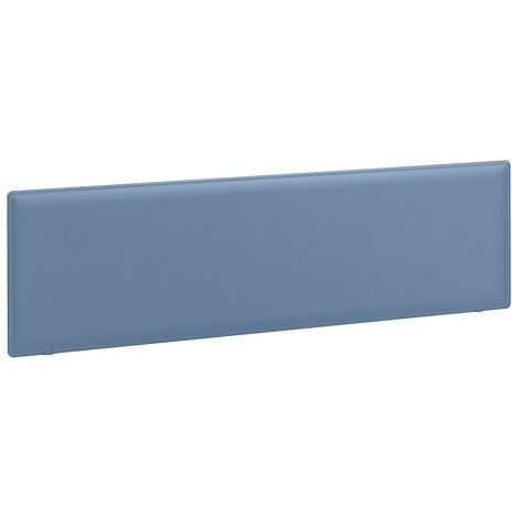 Panneau acoustique L 160 cm pour bureaux droits - Arch bleu clair - fixation anthracite - Maxiburo (1/4)