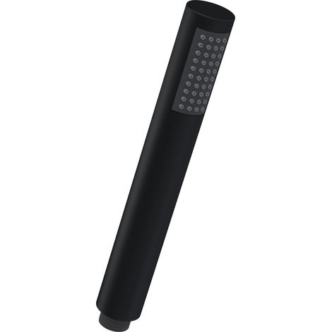 Easyclean Round Single Function Shower Handset - Matt Black