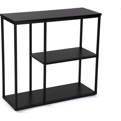 Pie Salon Moda 1xe27 Negro/surco Gris 163x40x40cm (1/2)