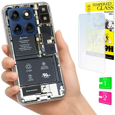 Custodia per Motorola Edge 60 Fusion / Edge 60, cover posteriore in vetro. (1/5)