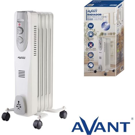 Radiador de aceite avant 5 elementos 1000w