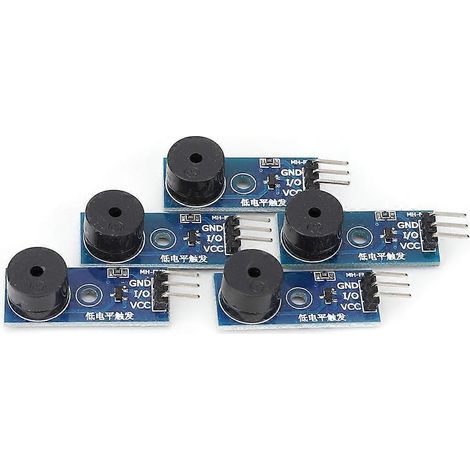 Stück passive Summermodule mit Niedrigpegel-Trigger, 3,3–5 V, 3-polige Steuerung