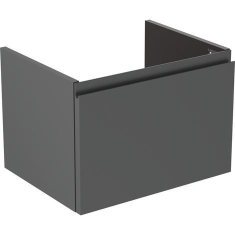 Ideal Standard Finesse - Mueble de lavabo, 53x41x37 cm, 1 cajón, antracita mate E3408Y2 (1/3)