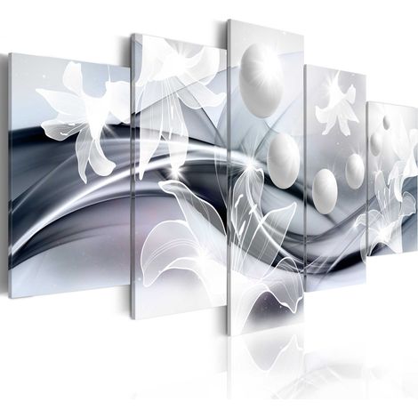 Quadro - Perle e gigli - 100x50 (1/4)