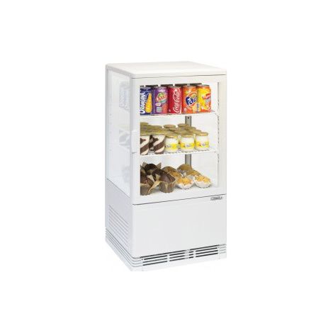 Mini Vitrine Réfrigérée Positive 58l Blanche - Casselin
