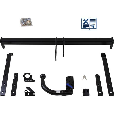 Attelage rotule démontable AUTO-HAK + faisceau ECS spécifique 13 broches - RENAULT MEGANE III 3/5 portes (1/2)
