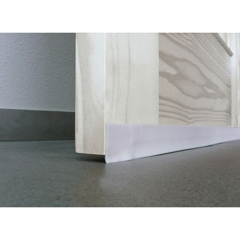Burlete Bajo Puerta 40Mmx01Mt Tira Adhesivo Pvc Blanco Burcasa (1/3)