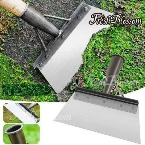 Irovami Pelle à une tête en acier au manganèse renforcé de 20 mm, pelle pour le nettoyage du fumier, pelle pour le nettoyage des chantiers extérieurs (1/5)