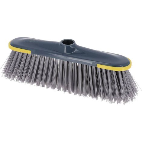 Testa di scopa diritta con bordi antiurto per interni 30 cm - grigio curry - Tendance (1/4)