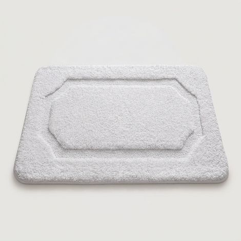 Tappeto antiscivolo bagno assorbente 61x152 cm Bianco (1/5)