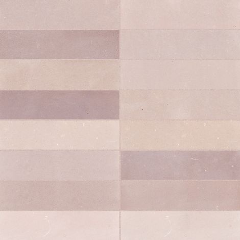 Carrelage effet Zellige Rose 20x6,5x0,85 cm Mat Serinor - Mur intérieur (vendu par carton de 0,5 m²) - RO'MA CARRELAGE