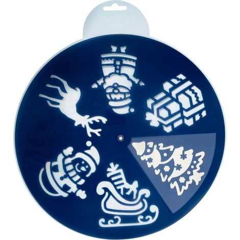 PVC-Drehschablone D30cm 3 Sortimente - Feeric lights & christmas