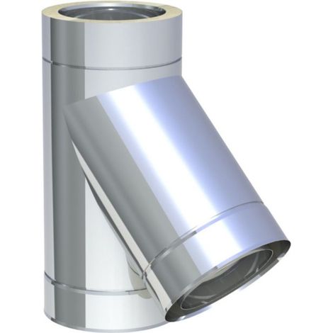 Raccord T Ø 180 mm Ø 45° avec larmier 45°