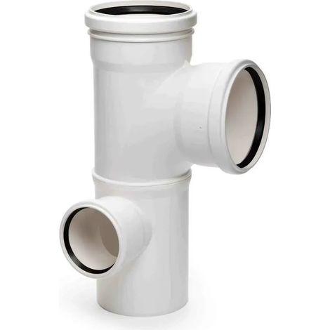 REHAU RAUPIANO PLUS Stufenabzweig links DN 110/90/75, 87 Grad, 11026891002