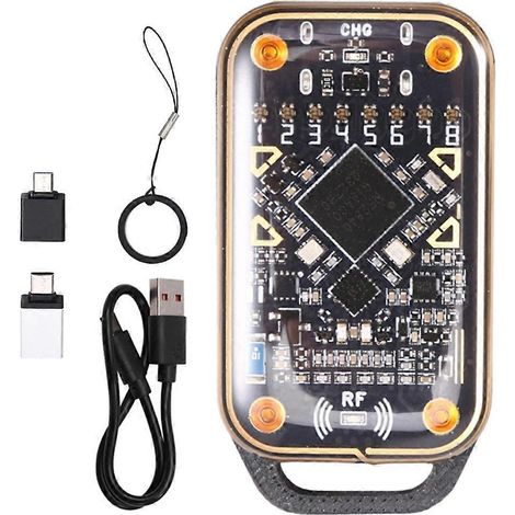 Chameleon Ultra Smartcard-Emulator, RFID-Chip-Lesegerät mit Neustartfunktion, 125 kHz 13,56 MHz ID-Smartcard-Dekodierung, NFC-Duplikator (1/5)