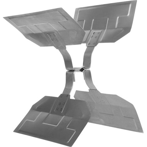 Pince Ramasse-déchets Pliable 3 Plis en Alliage D’aluminium et Pp, Poignée Longue pour Ramassage en Hauteur, Outil de Préhension Léger et Robuste pour Nettoyage Industriel (1/5)