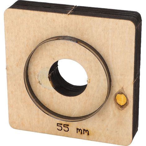 Emporte-pièce cuir rond 55 mm acier allié perçage DIY coffret 1 pièce (1/5)