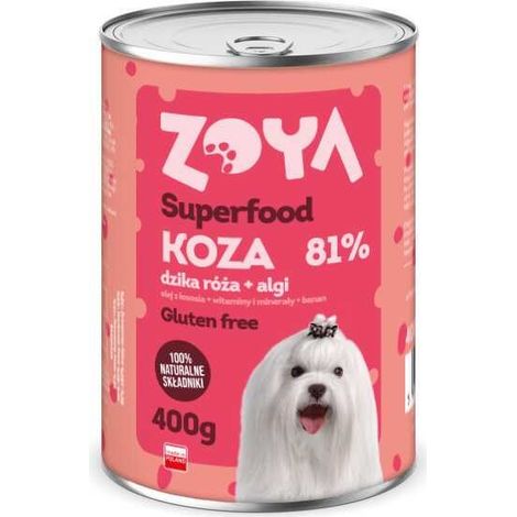 Nourriture humide pour chien ZOYA Goat Superfood 400 g