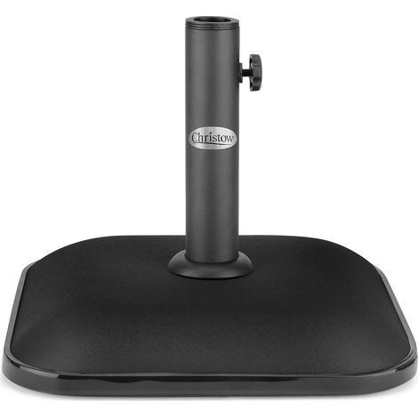 Square 11kg Parasol Base - Black (1/5)