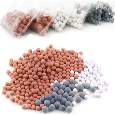 Billes Filtrantes - Pour Pommeau De Douche - Réduction Calcaire - 6 Pièces - 240 g (1/2)
