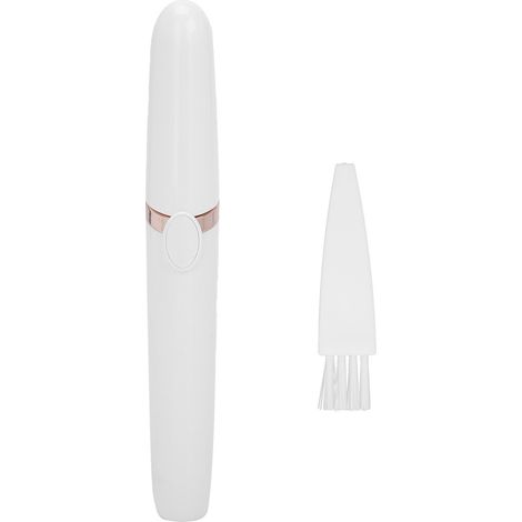 Appareil d'Épilation Visage Rechargeable pour Sourcils - Rasoir Électrique sans Fil pour Femme - Blanc (1/5)