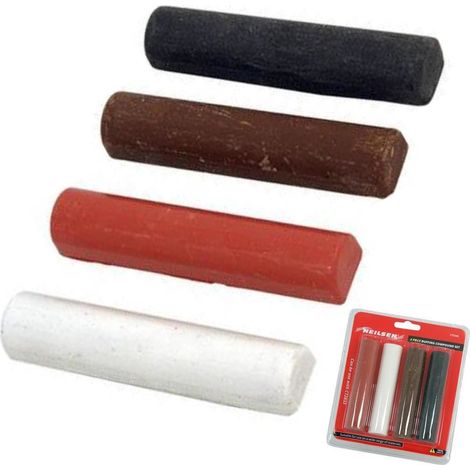 Neilsen Polishing Buffing Compound Bar Set Metal Brass Gold Stainless Steel